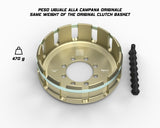 K-BIKE SW STANDARD WEIGHT BILLET ALUMINUM CLUTCH BASKET FOR DUCATI