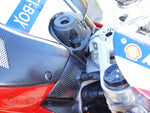 Ignition switch cover Carbon Fiber Ducati Panigale V4