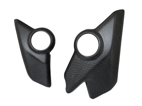 Frame caps below carbon for Ducati Multistrada V4