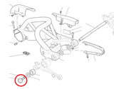 Kit central frame screws