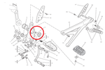 Kit central frame screws Hypermotard