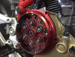 DUCATI BILLET ANODIZED ANODISED DRY CLUTCH OPEN COVER RED BLACK GOLD BLUE SILVER TITANIUM  