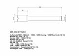 Front axle Ducati 81910601A