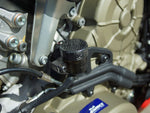 Rear brake fluid reservoir cap carbon for Ducati